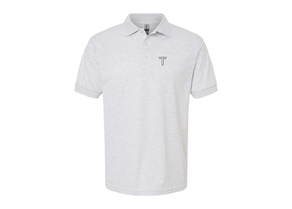 Men's Troy Trojans Gildan Dry Blend Jersey Polo