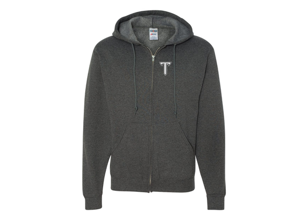 Men's Troy Trojans JERZEES NuBlend Full-Zip Hooded Sweatshirt