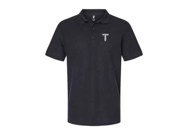 Men's Troy Trojans Gildan Hammer Pique Polo