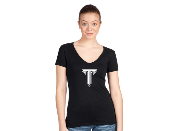 Women's Troy Trojans Next Level V-Neck T-Shirt