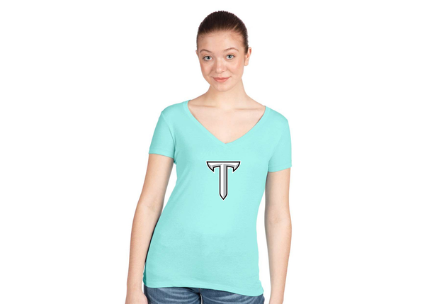 Women's Troy Trojans Next Level V-Neck T-Shirt