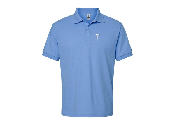 Men's Troy Trojans Gildan Dry Blend Jersey Polo