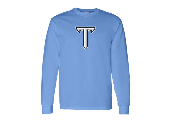 Men's Troy Trojans Gildan Heavy Cotton Long Sleeve T-Shirt