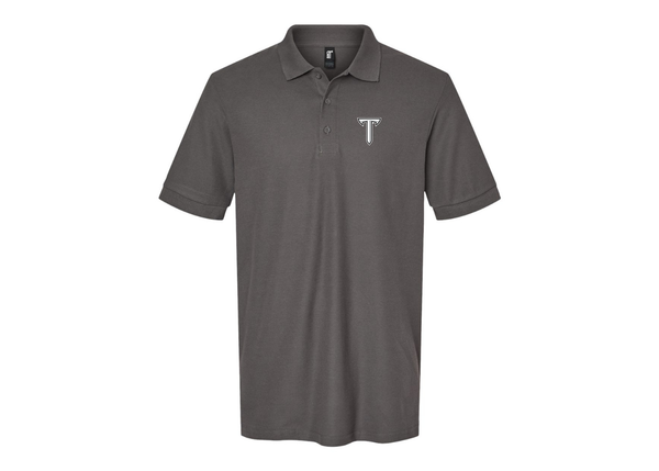 Men's Troy Trojans Gildan Hammer Pique Polo