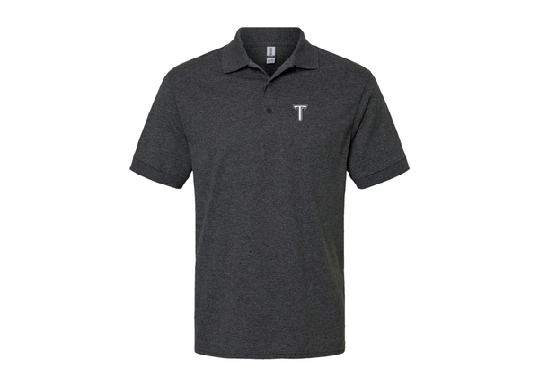 Men's Troy Trojans Gildan Dry Blend Jersey Polo