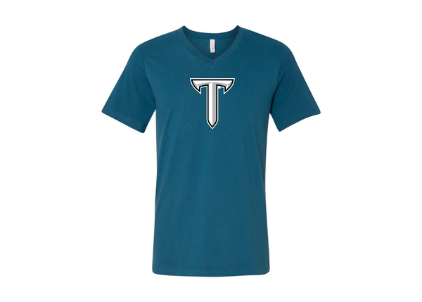 Troy Trojans BELLA  CANVAS - Jersey V-Neck T-Shirt