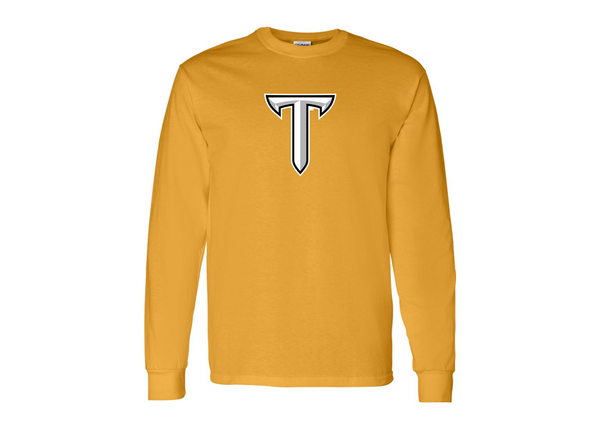 Men's Troy Trojans Gildan Heavy Cotton Long Sleeve T-Shirt