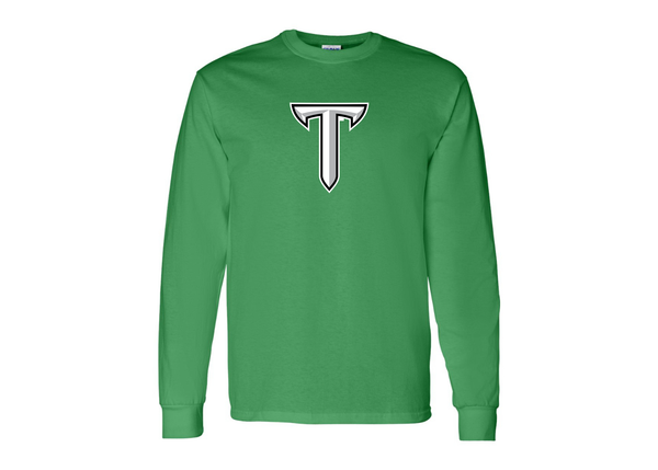 Men's Troy Trojans Gildan Heavy Cotton Long Sleeve T-Shirt