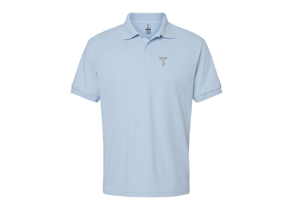 Men's Troy Trojans Gildan Dry Blend Jersey Polo