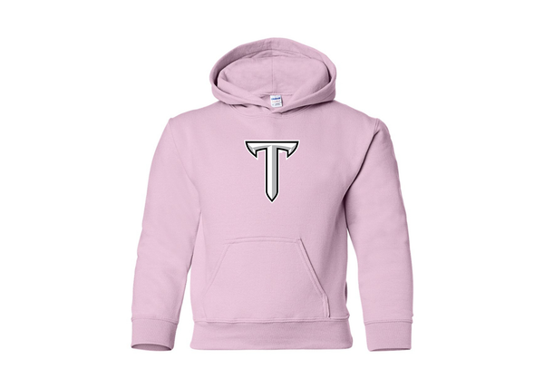 Youth Troy Trojans Gildan Heavy Blend  Hooded Sweatshirt