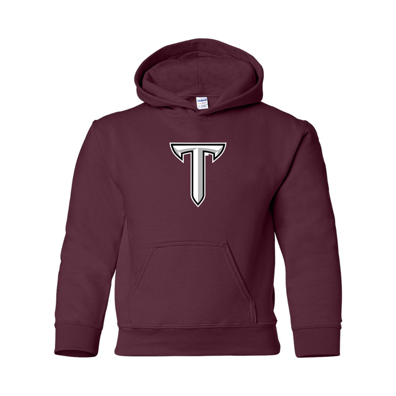 Youth Troy Trojans Gildan Heavy Blend  Hooded Sweatshirt