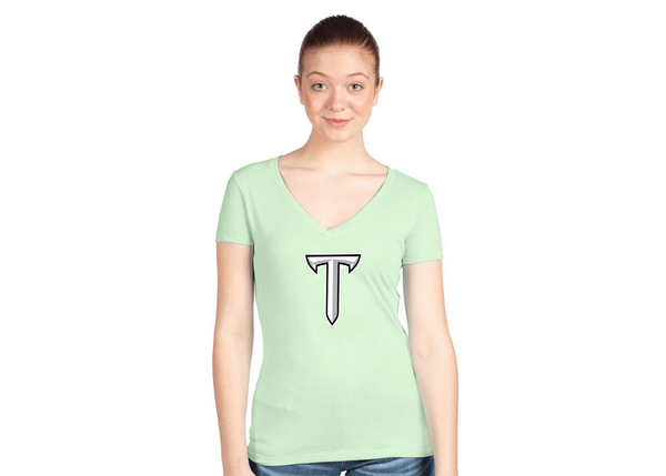 Women's Troy Trojans Next Level V-Neck T-Shirt