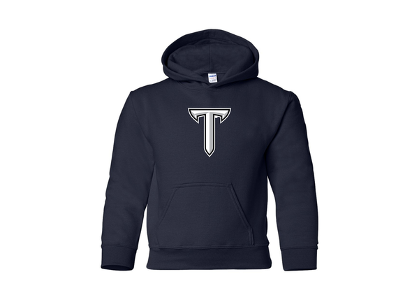 Youth Troy Trojans Gildan Heavy Blend  Hooded Sweatshirt