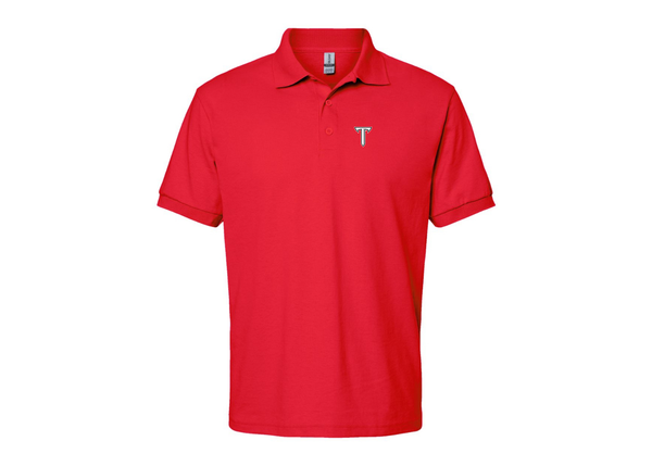 Men's Troy Trojans Gildan Dry Blend Jersey Polo