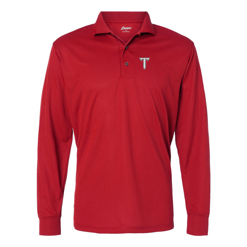 Men's Troy Trojans Paragon Prescott Long Sleeve Polo