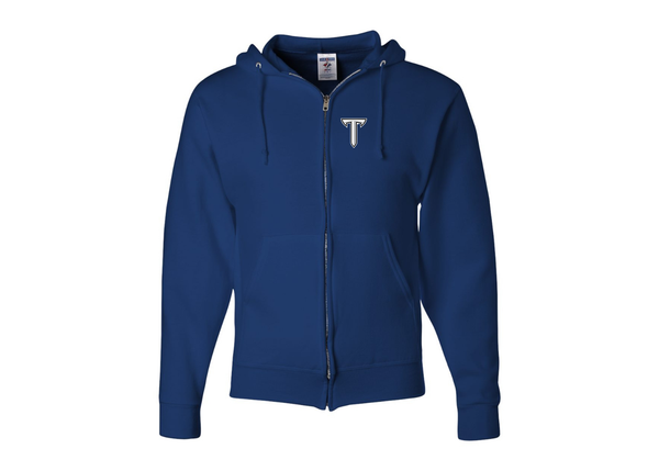 Men's Troy Trojans JERZEES NuBlend Full-Zip Hooded Sweatshirt