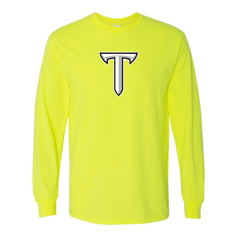 Men's Troy Trojans Gildan Heavy Cotton Long Sleeve T-Shirt