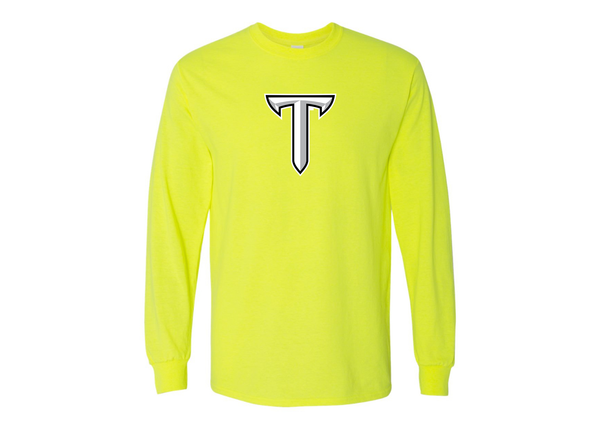 Men's Troy Trojans Gildan Heavy Cotton Long Sleeve T-Shirt