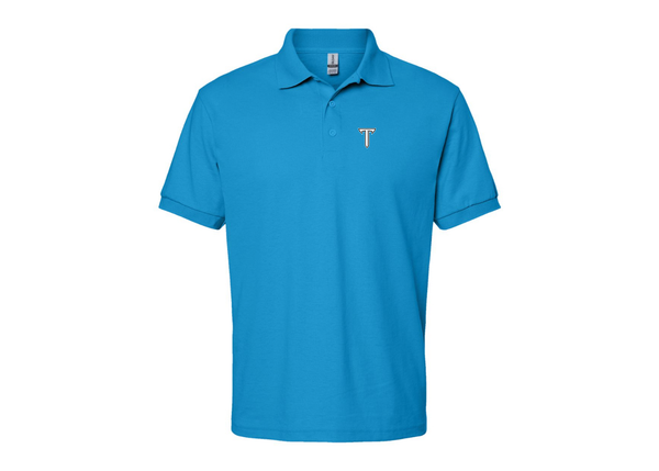 Men's Troy Trojans Gildan Dry Blend Jersey Polo