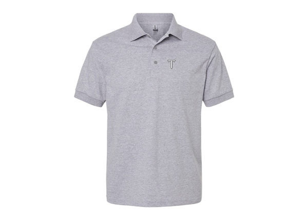 Men's Troy Trojans Gildan Dry Blend Jersey Polo