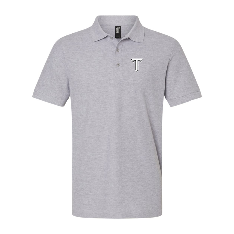 Men's Troy Trojans Gildan Hammer Pique Polo