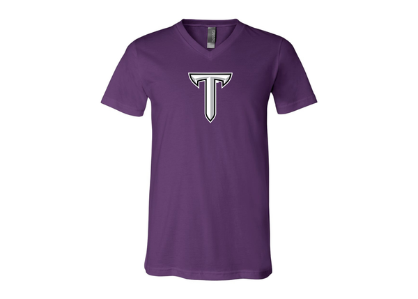 Troy Trojans BELLA  CANVAS - Jersey V-Neck T-Shirt