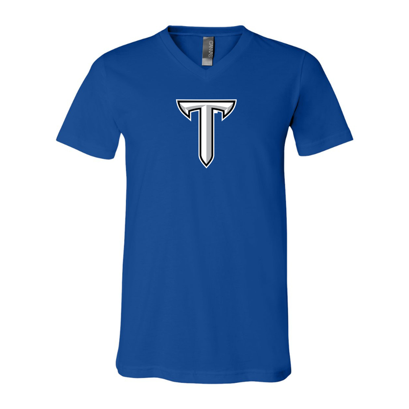 Troy Trojans BELLA  CANVAS - Jersey V-Neck T-Shirt