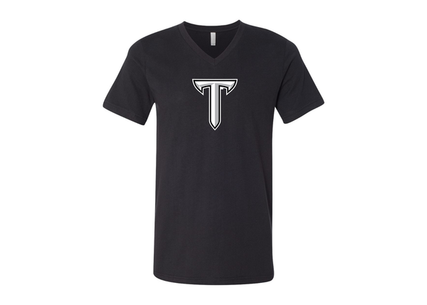 Troy Trojans BELLA  CANVAS - Jersey V-Neck T-Shirt