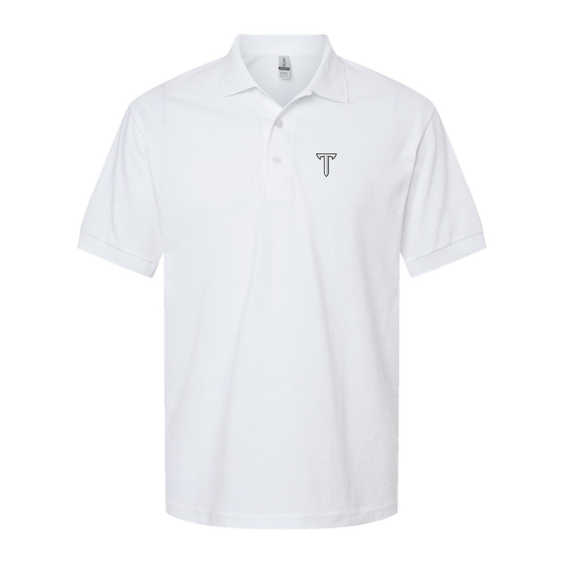 Men's Troy Trojans Gildan Dry Blend Jersey Polo