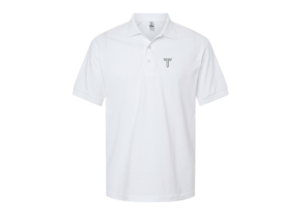 Men's Troy Trojans Gildan Dry Blend Jersey Polo