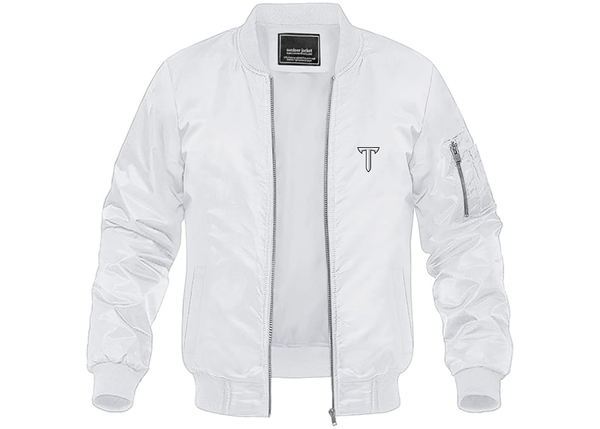 Men's Troy Trojans Lightweight Bomber Jacket Windbreaker Softshell Varsity Jacket Coat