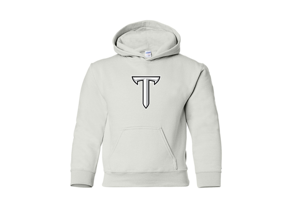 Youth Troy Trojans Gildan Heavy Blend  Hooded Sweatshirt