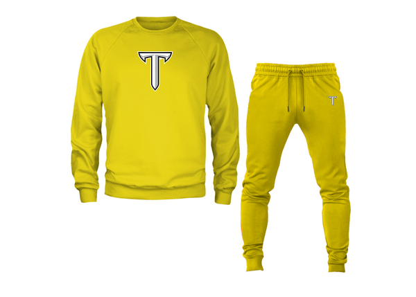 Men's Troy Trojans Crewneck Sweatshirt Joggers Suit